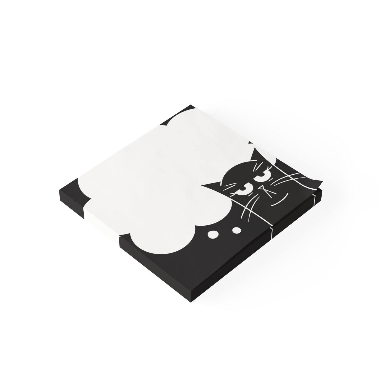 Salty Cat Sticky Notes - Angle