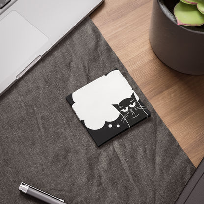 Salty Cat Sticky Notes - On Desk