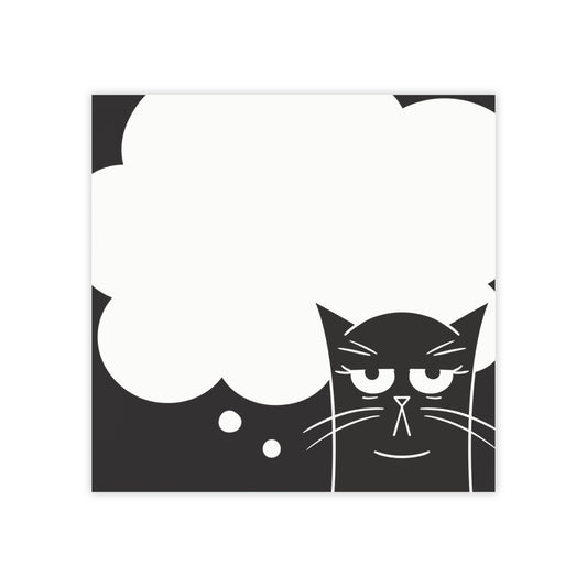 Salty Cat Sticky Notes - Front