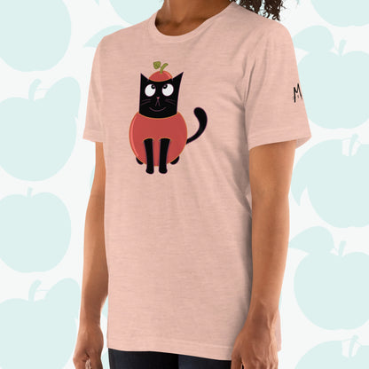 Apple Cat T-shirt - On Model