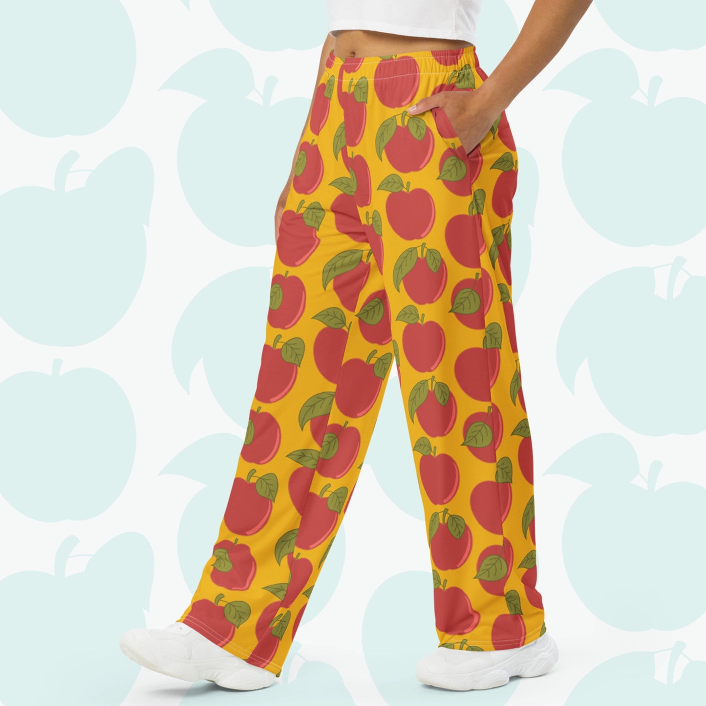 Apple Pajama Pants - On Model