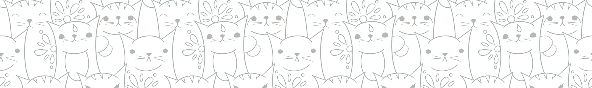 Cat Pattern Banner