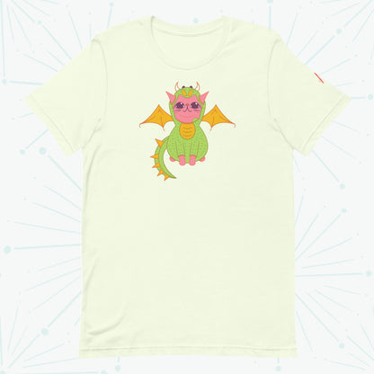 Fire Dragon Cat T-shirt - Front