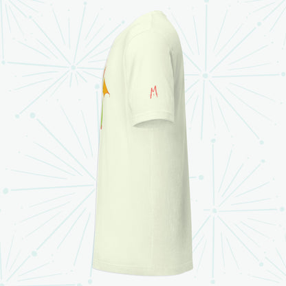 Fire Dragon Cat T-shirt - Left Sleeve