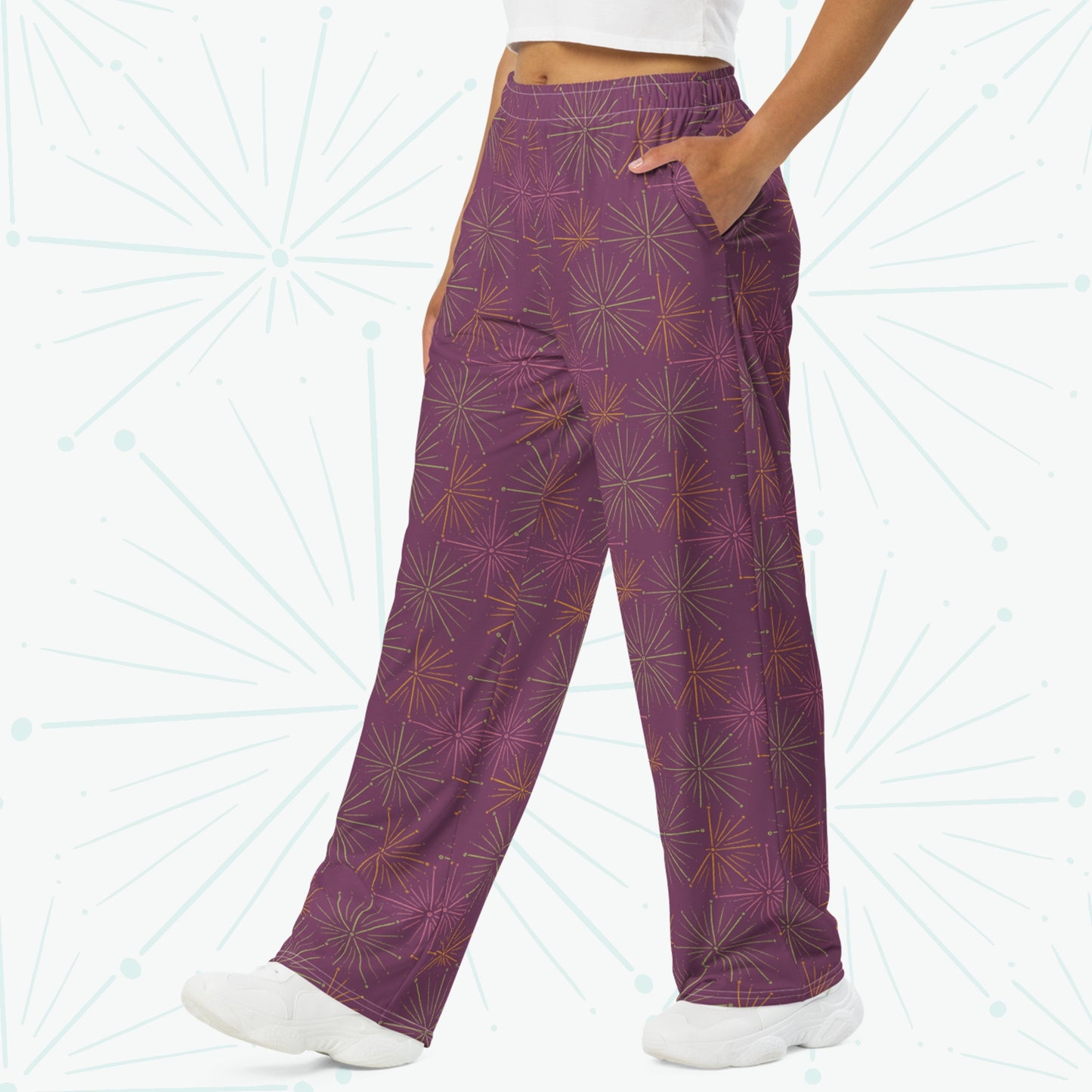 Fireworks Pajama Pants - On Model