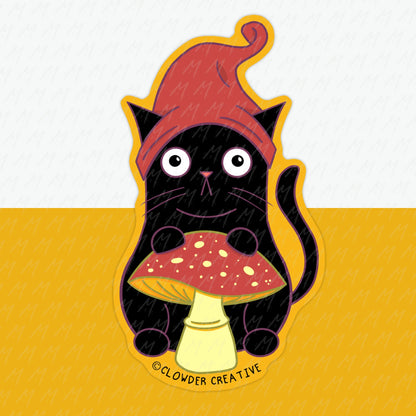 Gnome Cat Sticker