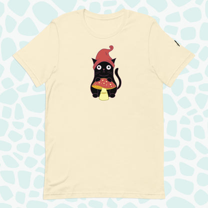 Earth Gnome Cat T-shirt - Front