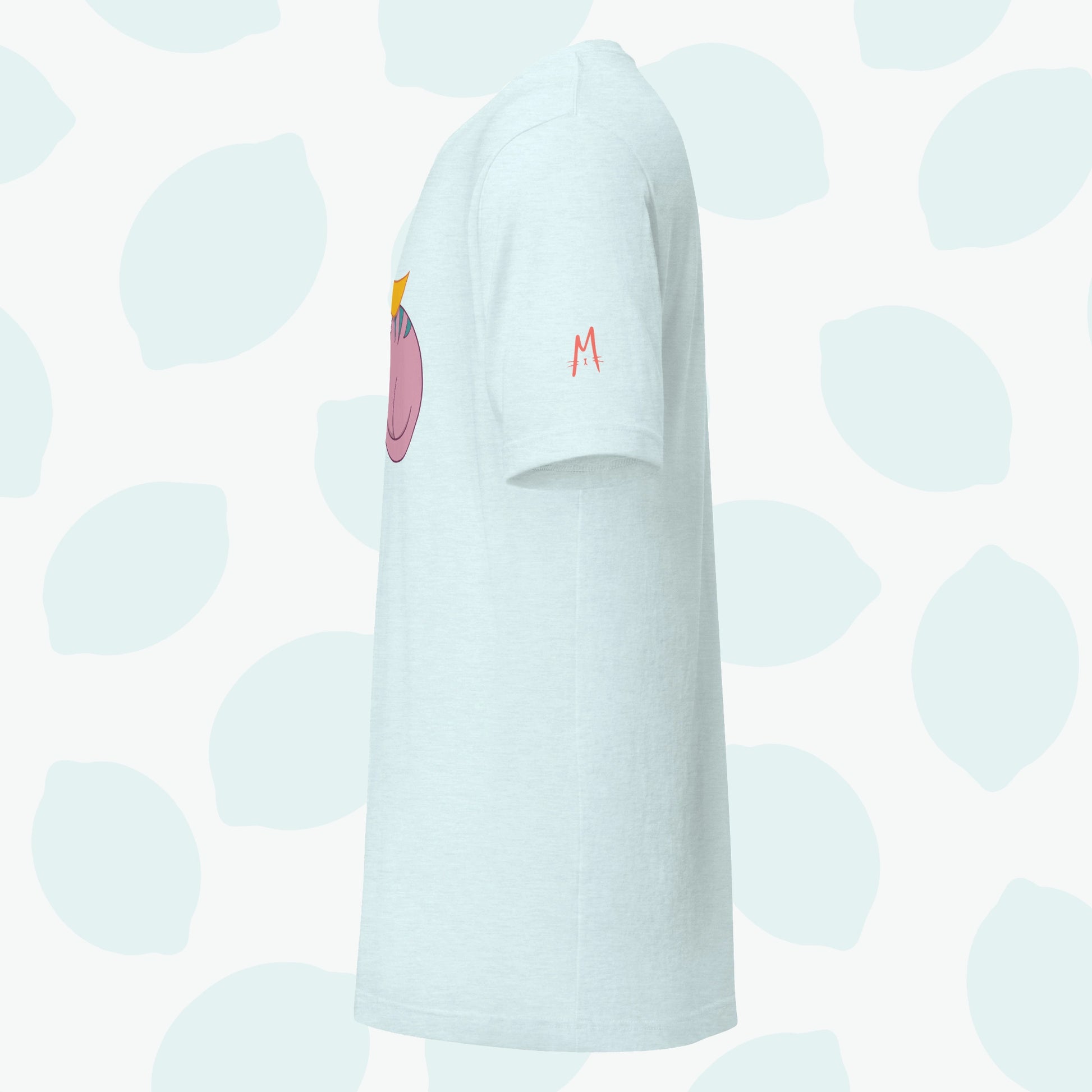 Lemon Cat T-shirt - Left Sleeve