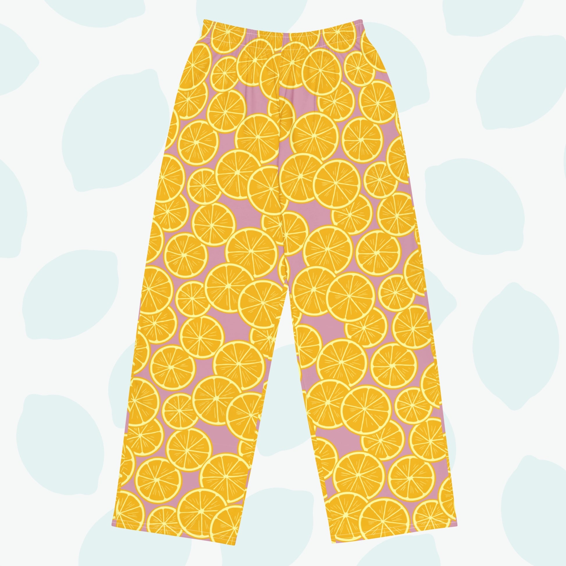 Lemon Pajama Pants - Front