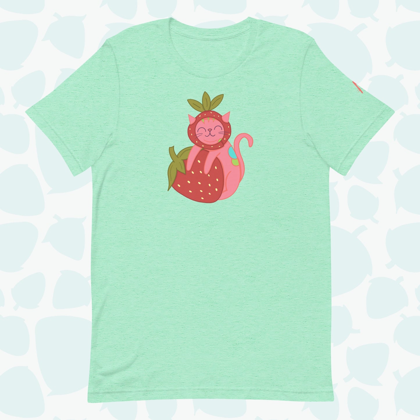 Strawberry Cat T-shirt - Front