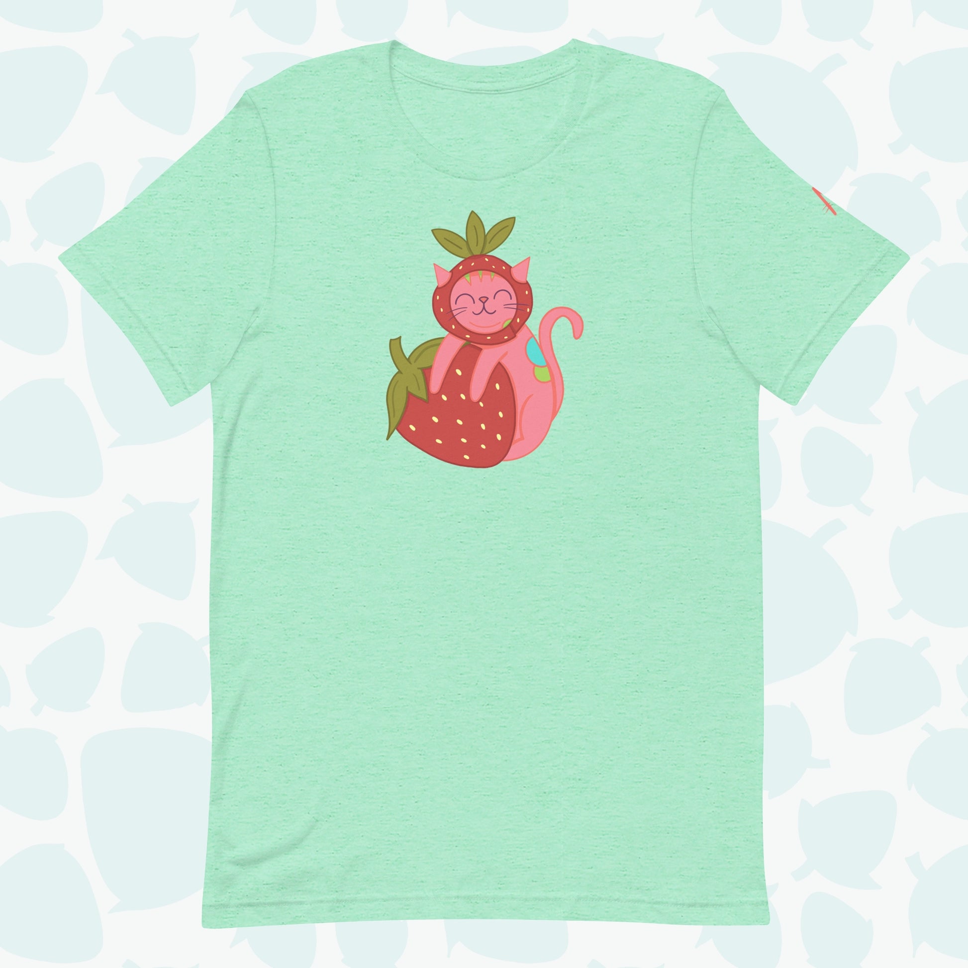 Strawberry Cat T-shirt - Front
