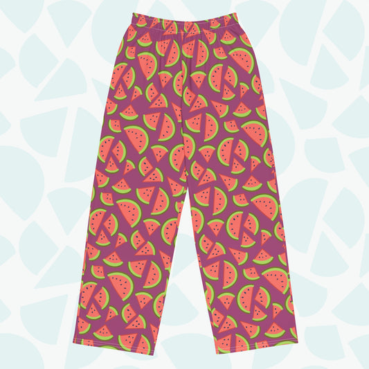 Watermelon Pajama Pants - Front